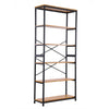6 Tiers Bookshelf Bookcase Ladder Shelf Storage Display Unit Metal Plant Stand