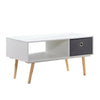 Modern Coffee Table End Table TV Unit with Drawer Lounge Living Room Furniture