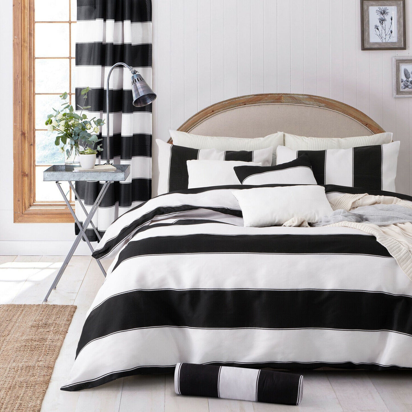 Reversible Duvet Quilt Cover Bedding Set Single Double King Size + Pillow Cases