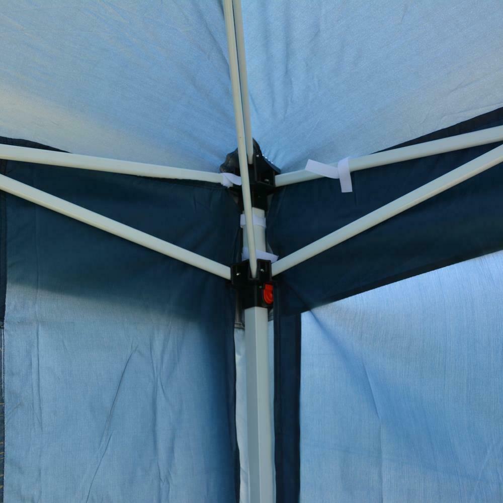 2x2m Sides Marquee Gazebo Tent Garden Party Waterproof Canopy Shelter Windbar