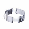 Adjustable 6 Layer Cake Slicer Cutting Guide 16 to 20 cm High Quality 430