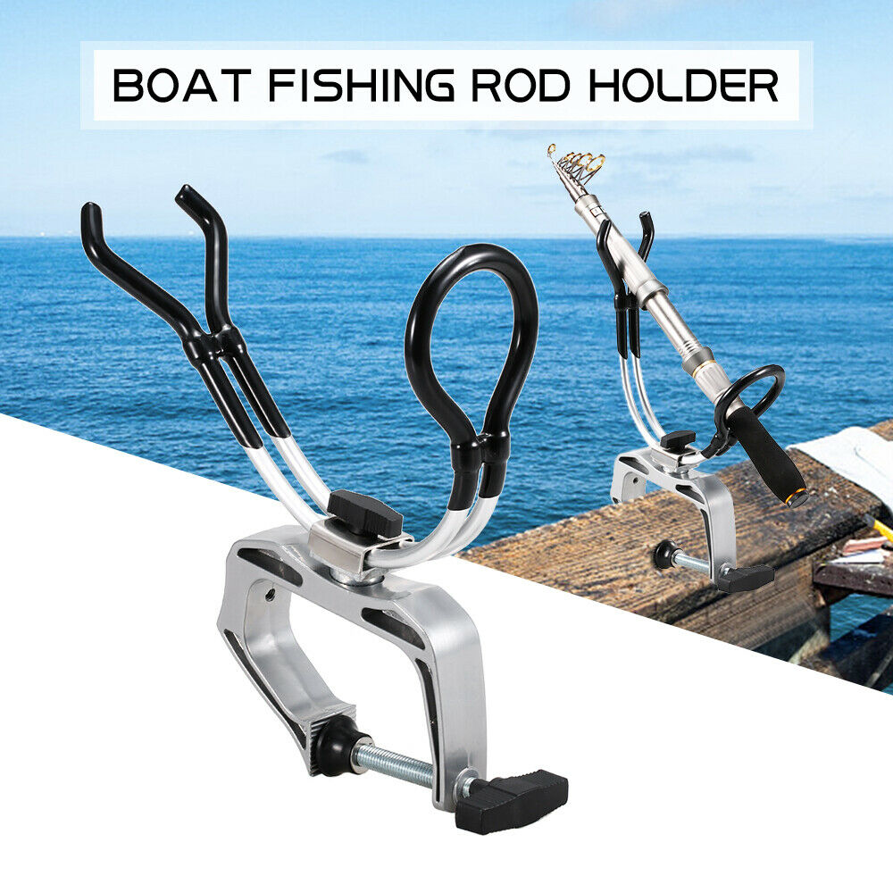 Bracket Boat Deck Clamp-On Aluminum Alloy Fishing Rod Holder Rack Pole –  Quildinc