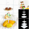 3 Plastic Tier Cake Stand Afternoon Tea Wedding Plate Party Tableware Display