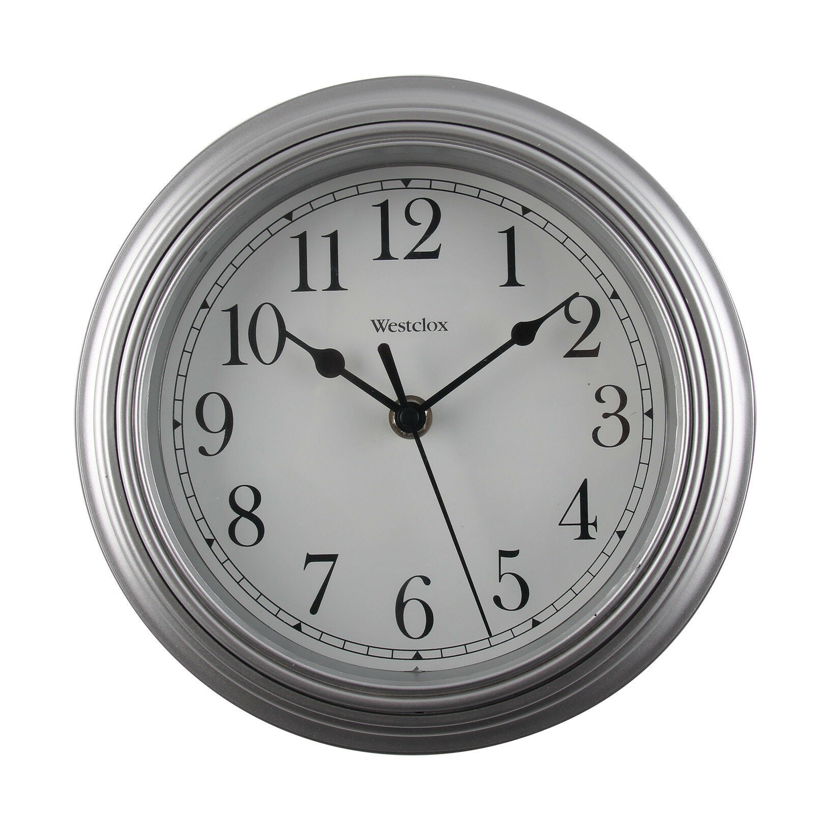 Chic Vintage Small Wall Clock White / Grey Kings Cross London Clock