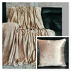 Throw over bedspread Shiny Crushed Velvet Sofa or bed Cushion Cover 8 colours