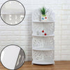 Corner Shelf Stand 4 Tiers Organizer Rack Bathroom Kitchen Storage Display Unit