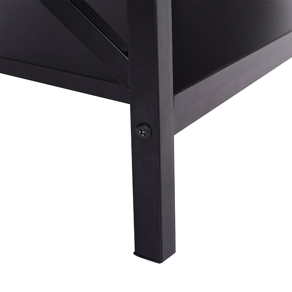 Industrial Coffee/Tea End Table Drawer Storage Living Room Sofa Table Furniture