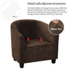 Tub Chair Covers Slipcovers Elastic Polyester Fabric Armchair Sofa Seat Covers