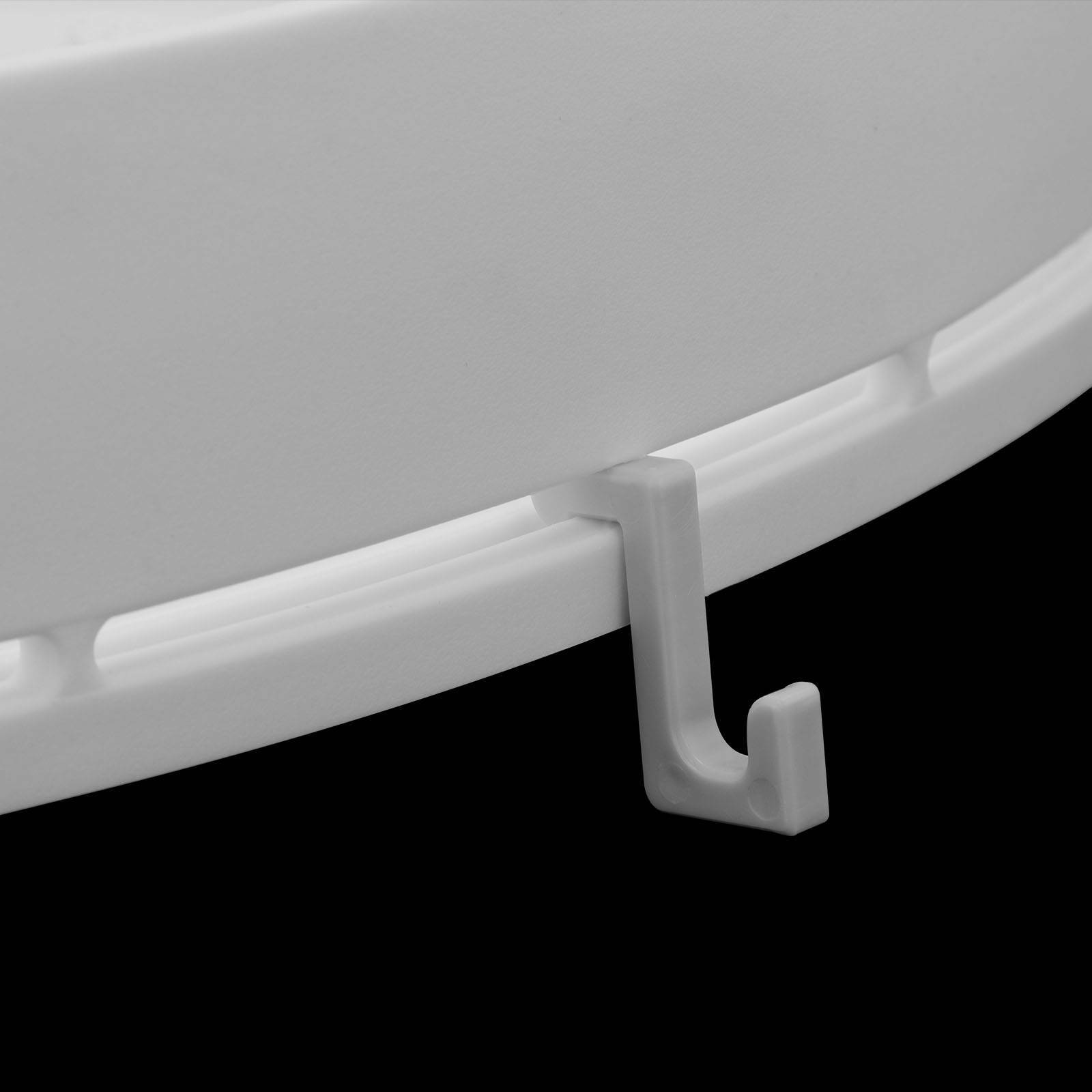 Bathroom Corner Shower Plastic Shelf Tidy Wall Storage Basket Kitchen Caddy Rack