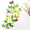 12 x 3D Butterfly Wall Stickers Home Decor Room Decoration Sticker Bedroom Girl