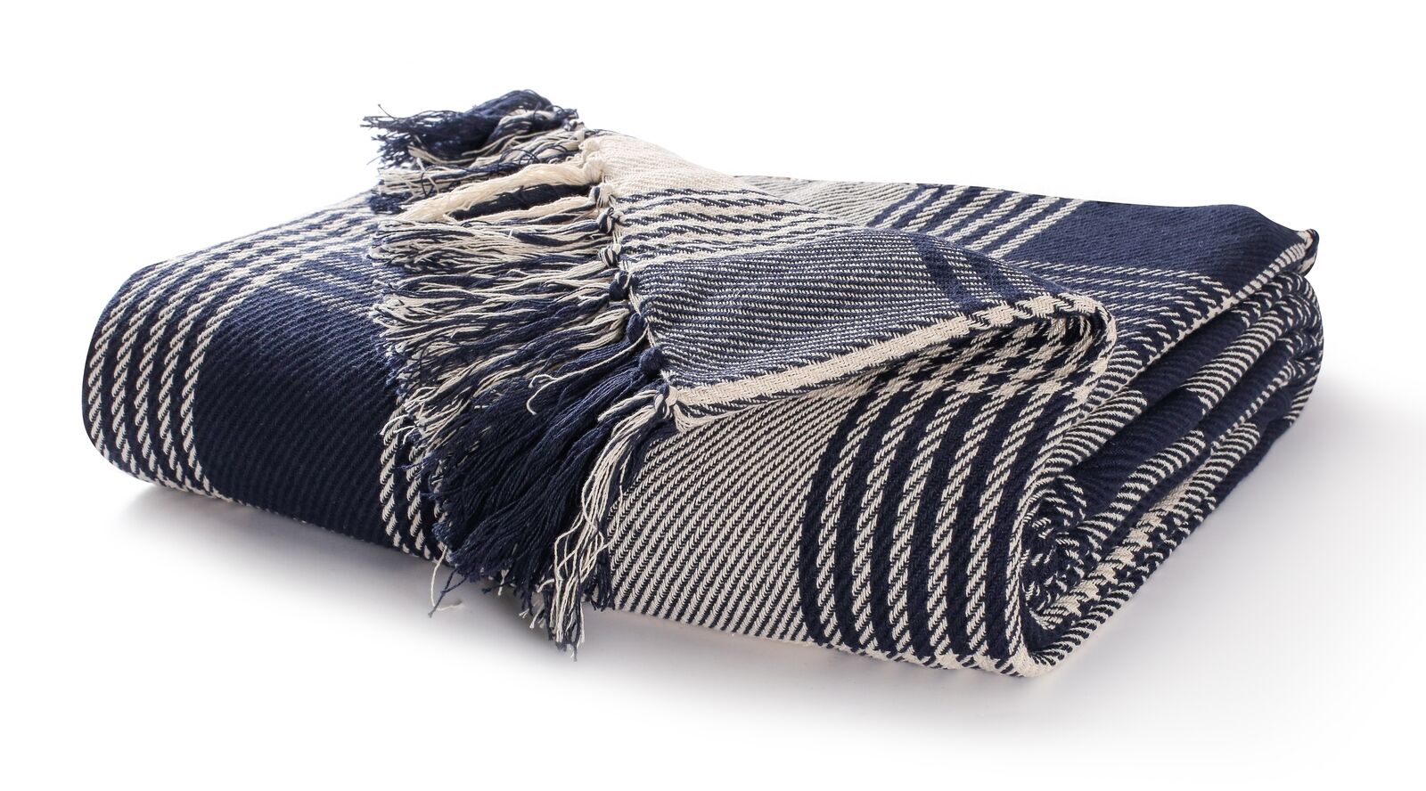 Premium Reversible 100% Cotton Large Tartan Throws for Sofa Armchair Bedspread