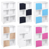 4 6 9 Cube Wooden Bookcase Shelving Display Shelves Storage Unit Wood Shelf Door