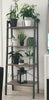 Industrial Plant Stand Vintage Bookcase Ladder Shelving Grey Display Rack Metal
