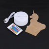 3D Unicorn LED Night Light USB Touch Colour Changing Table Lamp Kids