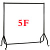 3 4 5 6 FT Heavy Duty Clothes Garment Rail Home Shop Hanging Display Rack Stand