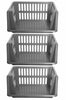 VEGETABLE FRUIT STORAGE KITCHEN BASKET RACK STACK-ABLE 18CM 1 2 3 4 5 TIER