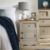 Grey Corona Pine Bedroom Furniture Wardrobe Chest of Drawers Ottoman Bedside