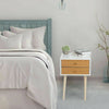 Modern Bedside Table Cabinet Chest of Drawer Nightstand 2 Drawers Furniture Wood