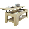 Lift Top Coffee Table With Storage Shelf Wooden Lift Up Desk Drawer Living Room