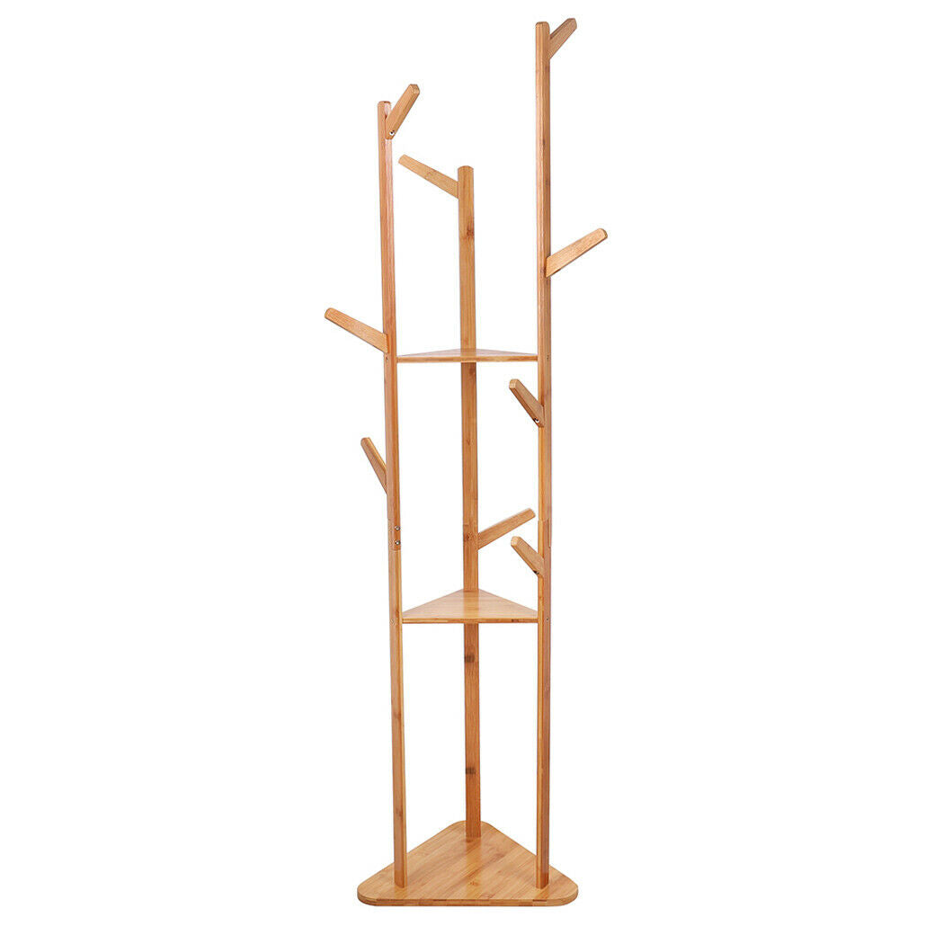 9 Hooks Coat Stand Bags Jacket Hallway Studio Tree Rack Clothes Hanger Organizer