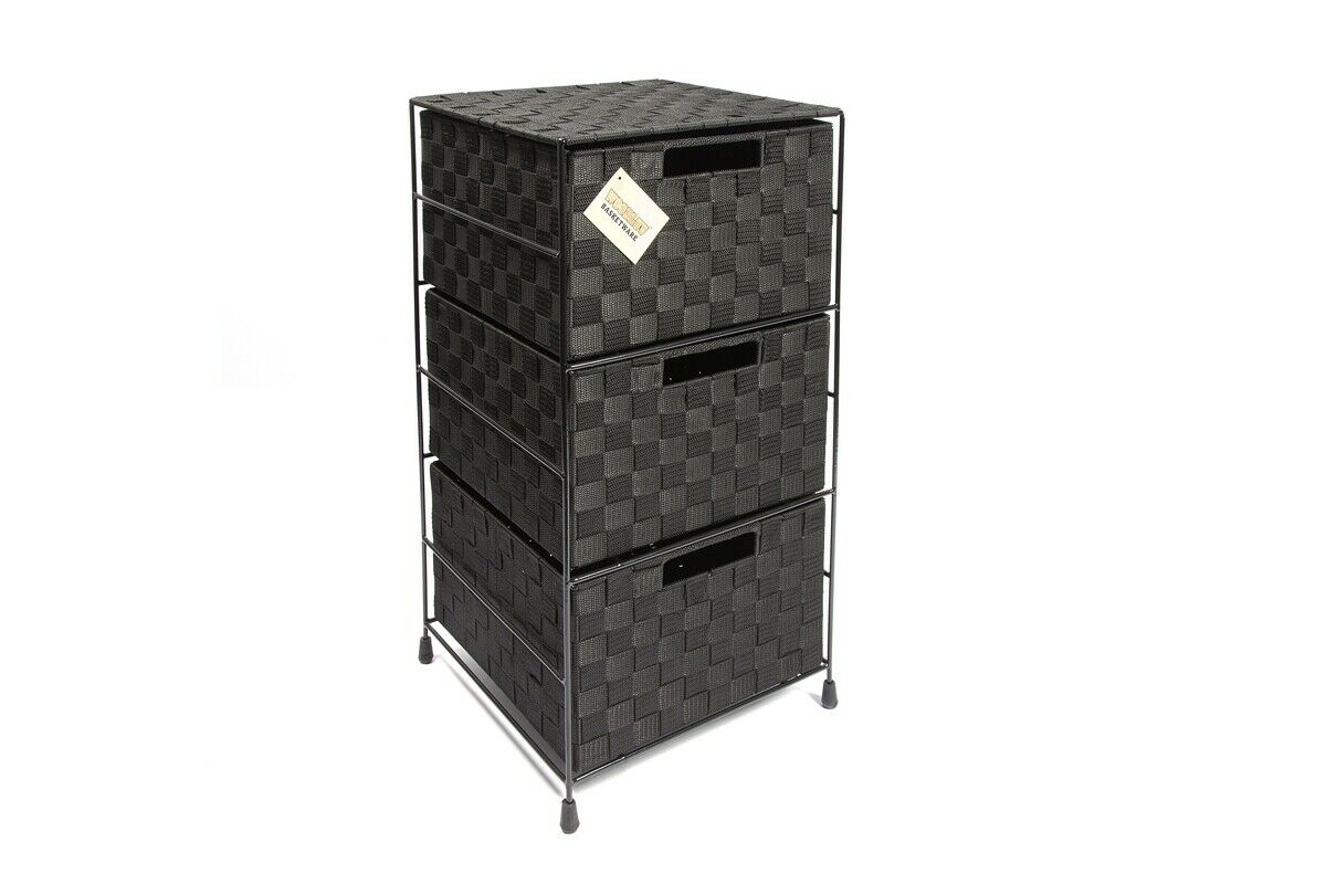 3 Drawer Storage Cabinet for Bedroom, Bathroom- 3 colours