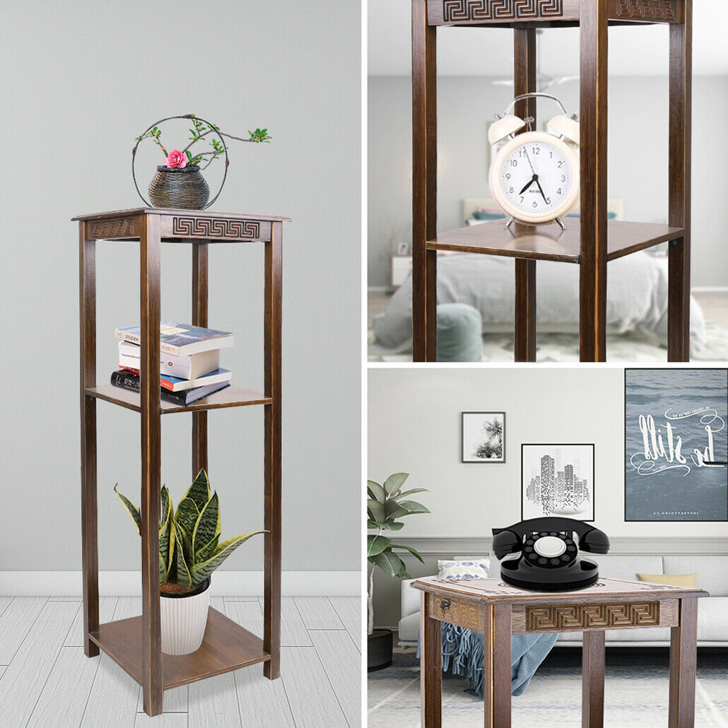 Retro Coffee Table Sofa Side Small Night Stand End Table Tray Bedroom Furniture