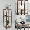 Retro Coffee Table Sofa Side Small Night Stand End Table Tray Bedroom Furniture
