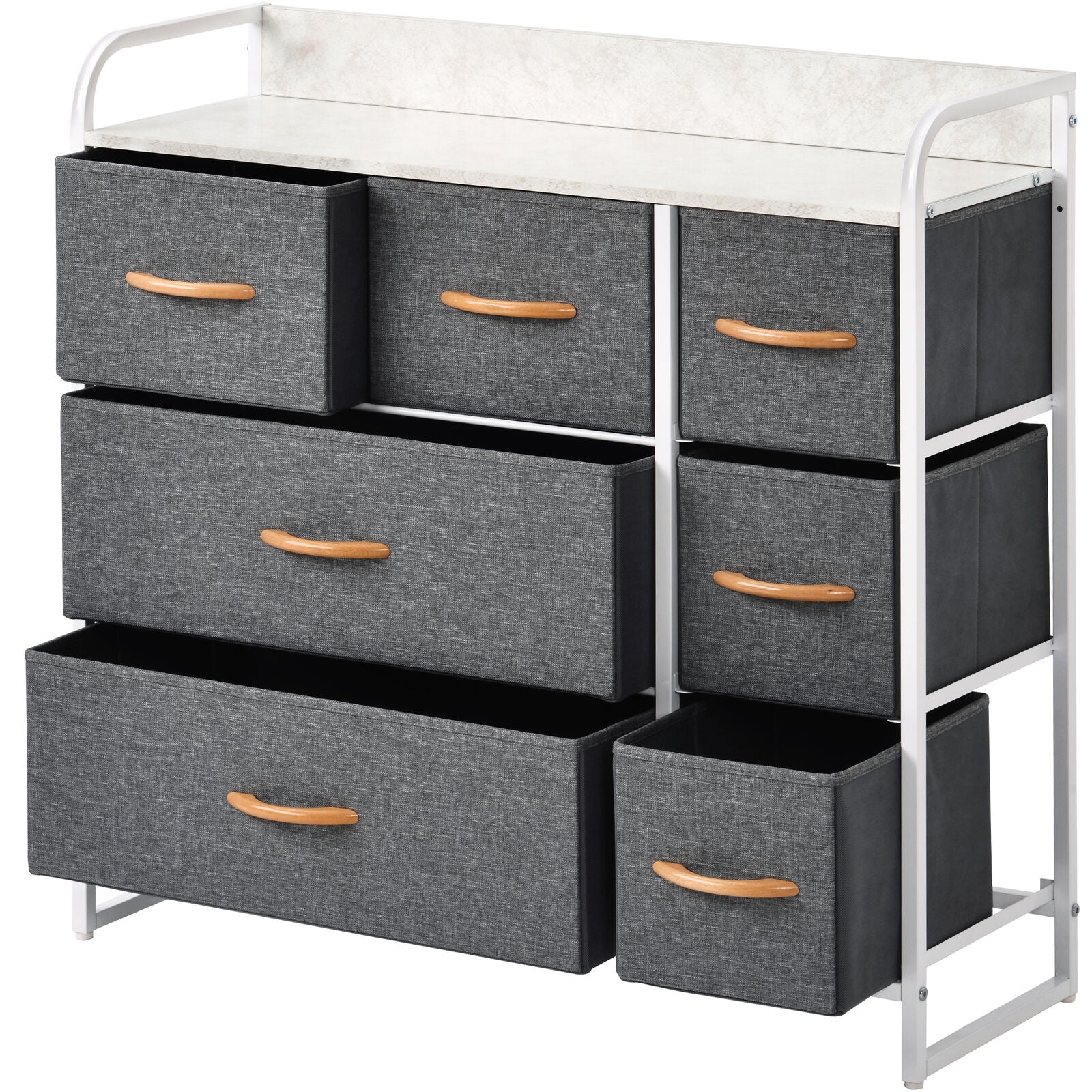 Chest of Drawers Unit Cabinet with 7 Drawers Storage Bedroom Furniture Home