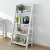 4 Tier Ladder Shelf Book Plant Shelving Unit Display Stand Home Storage Rack