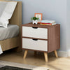 3 Drawer Wooden Bedroom Nightstand Bedside Table Storage Side Cabinet Furniture