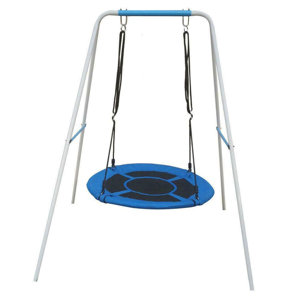 Round swing cheap with stand