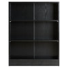 3 TIER BLACK WOODEN FREESTANDING BOOKCASE/BOOKSHELF STORAGE UNIT SHELF