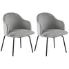 Dining Chairs Set of 2 Upholstered Chairs Accent Chairs Armchair Lounge Chair HT