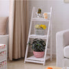 3 / 4 Tier Wooden Ladder Shelf Display Stand Unit Home Plant Flower Book Shelves