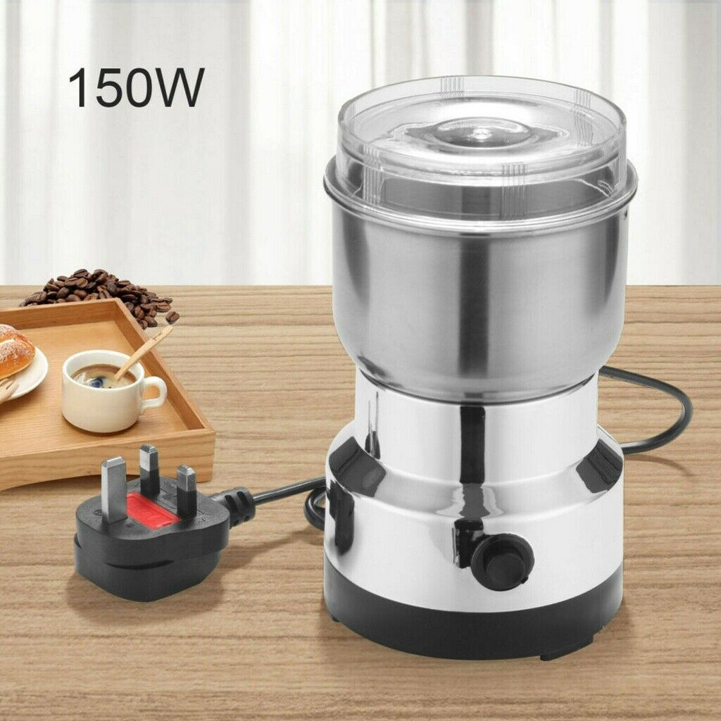 220V Electric Coffee Grinder Milling Nut Bean Spice Matte Blade Grinding  Blender