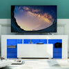 Modern TV Unit Cabinet Stand Sideboard LED light Console Table for Living Room