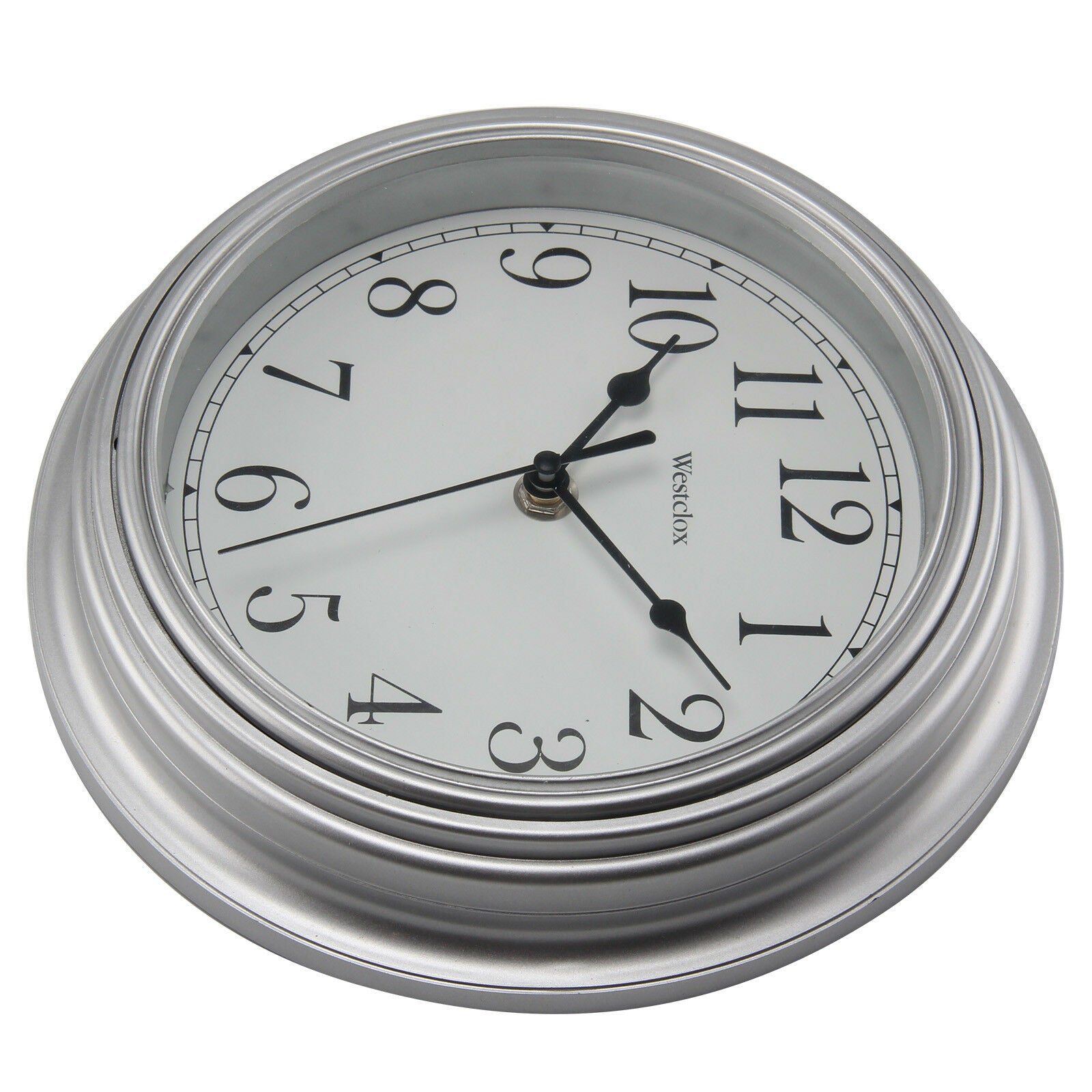 Chic Vintage Small Wall Clock White / Grey Kings Cross London Clock