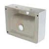Compact classic Cloakroom Basin square ceramic small wall hanging Bathroom Sinks
