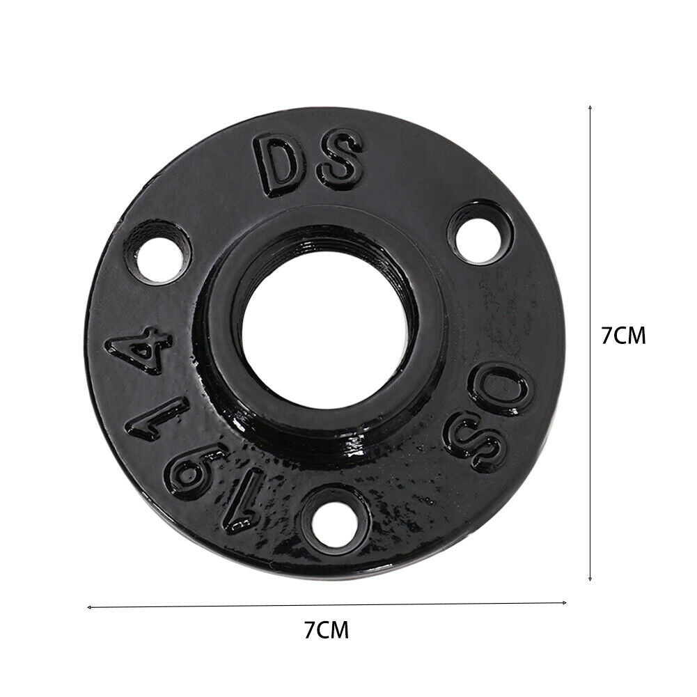 3-5.5 Tier Industrial Wall Rack Pipe Hanging Storage Display Shelving Bracket UK