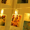30 LED Hanging Picture Photo Peg Clip Fairy String Lights Party Bedroom Decor