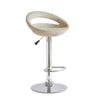 2x Linen Breakfast Barstools Bar Stools Swivel High Chair Lift Kitchen Bistro