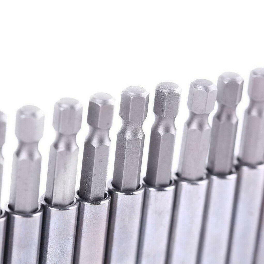10x Magnetic Drywall Bit Holder Hex Shank Drill Screw Screwdriver Hand Tool 1/4"