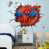 3D Spider man kids room decor boy gift Wall sticker wall decals wallpaper UK 98a