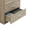 3 Piece Bedroom Furniture Set Wardrobe Chest Drawers Bedside Table Sonoma Oak