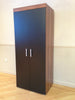 2 Door Wardrobe & 4+2 Chest of Drawers in Black & Walnut Bedroom Furniture 6 Set