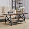 Industrial Coffee/Tea End Table Drawer Storage Living Room Sofa Table Furniture