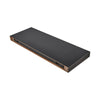 Black 3 x Floating Wall Shelf Wooden Shelves Wall Storage 80cm -