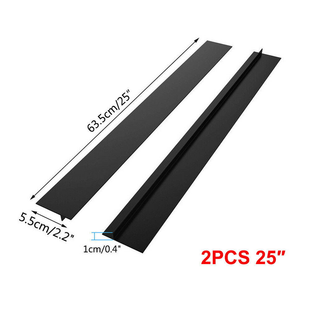 2X Silicone Kitchen Seals Gap Filler Stove Counter Gap Cover for Cooker Worktop