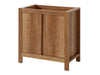 Bathroom Vanity Unit 800mm 80cm Floor Standing Sink Cabinet & Basin Classic Oak