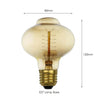 E14 E27 60W Vintage Retro Edison Antique Filament 240V Spiral Lamp Light Bulb UK